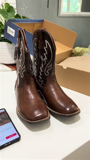 Cowboy Boots For Men with Wide Square Toe Western Retro Boot Durable Classic Fashionable Embroidered Pull On Slip Resistant Boots Walking Shoes Footwear. #luskywatcher #TikTokShop #youneedthis #musthaves #giftideas #boots #cowboyboots #western #westernboots