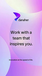Join a team that cultivates #community and establishes real-world impact. | Danaher Corporation