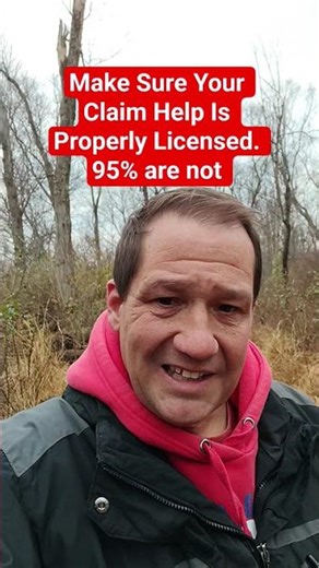 95% of home insurance claims are not handled by a person licensed to help.