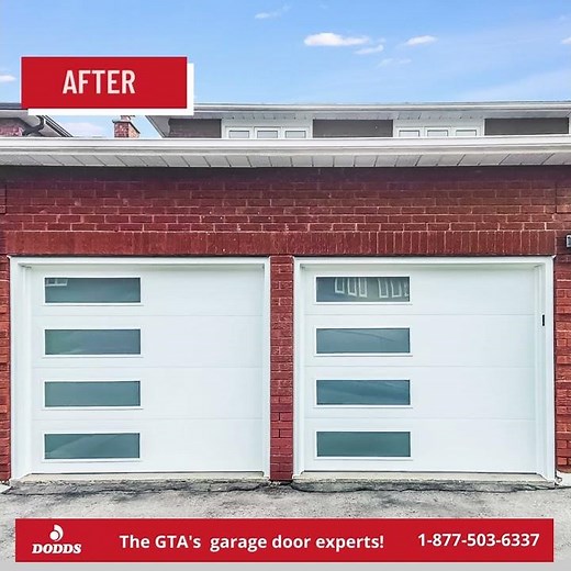 Garage Door Transformation by Dodds | Modern Garage Door Design