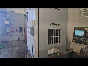 Okuma VTM-100 CNC Vertical lathe with Live illing