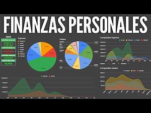 💥 Dashboard FINANZAS PERSONALES ✔️ Excel / Google Sheets de INGRESOS y GASTOS 🤑