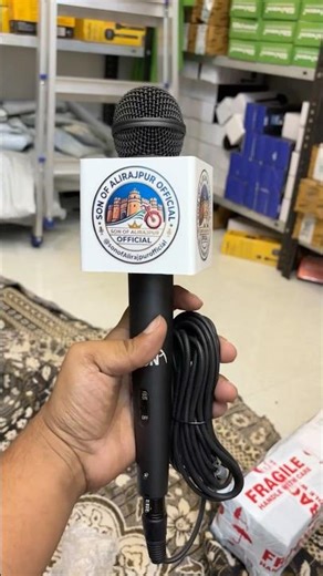 Best Wired Mic for News Reporting | Reporter Microphone with Logo Cube