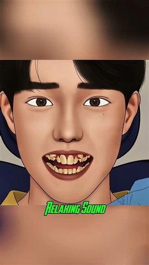 ASMR Animation 😌 So Relaxing Teeth Cleaning and Braces #animation #asmr #3danimation #asmrsatisfyin