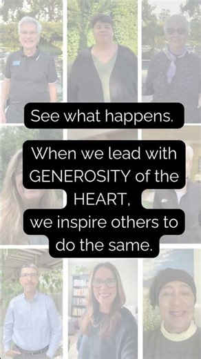 Let Generosity Begin With Me