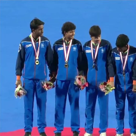 Team India Gold Medal Ceremony