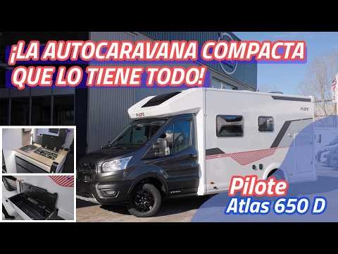 👉 Pilote Atlas A650 D: 6.6m motorhome with a twin-axle motorhome interior 🚐