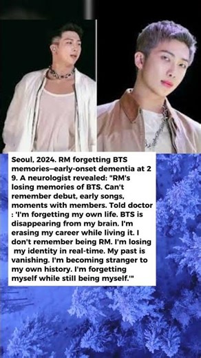 What Happened to BTS RM's Memory After He Started Forgetting BTS Will Destroy You 💔 #shorts