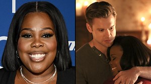 Glee's Amber Riley refused to film "full blown" love scene between Mercedes and Sam