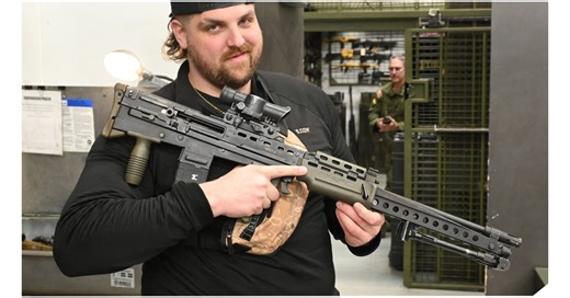 Shooting the L86 British Battlefield Bullpup