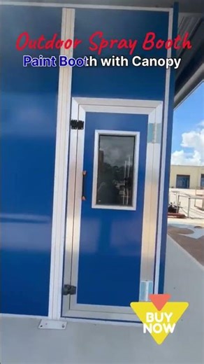 Outdoor Spray Booth, Paint Booth #paintbooth #carusa #autoindustry #paintingbooth #wallpanels