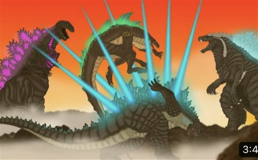 Godzilla Legendary Vs Zilla Jr Vs Shin Godzilla Vs Ultima传奇哥斯拉Vs酷斯拉Vs新哥斯拉Vs奇點哥斯拉