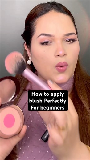 How to apply blush perfectly for beginners