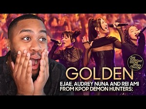 HUNTRIX - 'Golden' IN REAL LIFE! (Kpop Demon Hunters LIVE On Jimmy Fallon Reaction)