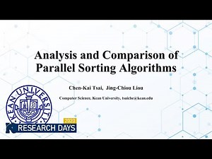 Analysis and Comparison of Parallel Sorting Algorithms