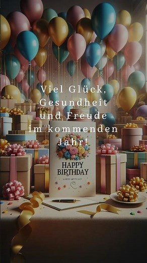 Glückwünsche zum Geburtstag 🎂 Unvergessliche Geburtstagssprüche 🎉 Sprüche voller Wünsche 🎊