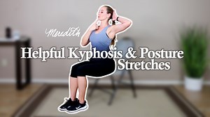 Helpful Kyphosis, Hunchback And Posture Stretches | All Seated | Beginner | 12Min - Senior Fitness With Meredith