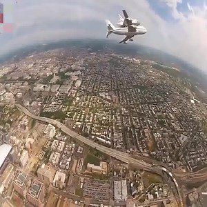 377K views · 11K reactions | Boeing 747 NASA shuttle carrier that carries the space shuttle on its back and airlifts | Movie lens | Facebook