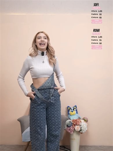 Overol de mezclilla en tendencia!! Te recomendamos pedir 1 talla más a la que eres 🤗✨ #overoldemezclilla #overol #tendencia