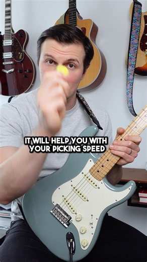Increase Your Picking Speed With This EZ Guitar Practice! #guitartutorial