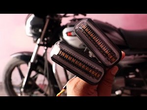 Led flowing indicators with bracket