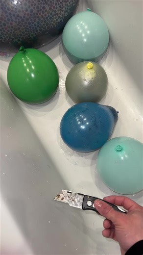 Big ballon orbeez vs pool #big #orbeez