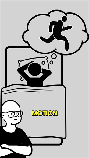 Running but NOT Moving in Dreams? 😵 Your Brain Did This | Dr. Lucid #shorts