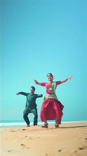 Kirwani Pallavi Odissi | Dance by Guru Pravat & Suchismita | Konark Beach Visuals