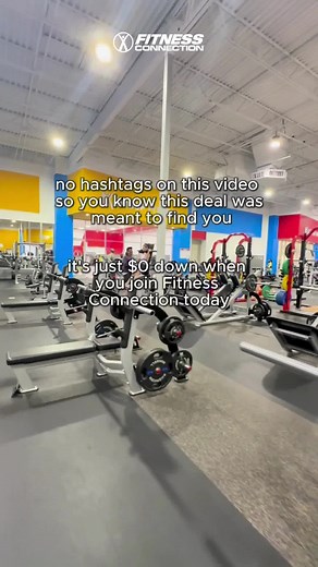 Join Fitness Connection with $0 Down and memberships under $30/month! 💪 Enjoy a massive gym floor with cardio & strength equipment, group classes, turf training area, and more. | Fitness Connection