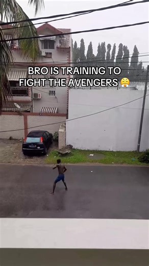 Intense Rainy Day Boxing Training