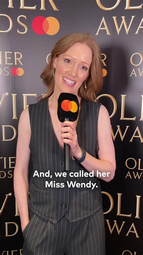 Everybody needs a Miss Wendy in their life 🥺 Mastercard Best New Musical Nominee Clare Foster (Benjamin Button Musical) shares her biggest influence on her creativity ahead of the Olivier Awards. The countdown is on! #OliverAwards #CuriousCaseOfBenjaminButton | Olivier Awards