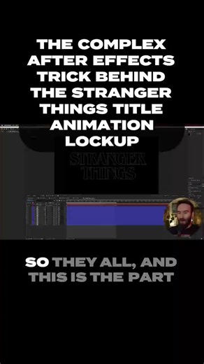 Film Editors on Instagram: "You will NOT believe the micro-details behind the iconic *Stranger Things* title lockup! 🤯 It's less simple animation and more like solving a complex motion design puzzle where every letter has to slide into place perfectly—think intense keyframing finessing just to manage letter overlaps. The real mind-bender involves advanced masking techniques in After Effects, utilizing expanded outlines from Illustrator to create those signature cutouts where letters occlude eac