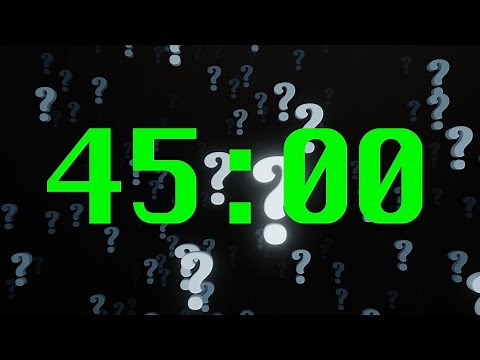 45 Minute Timer for Escape Rooms