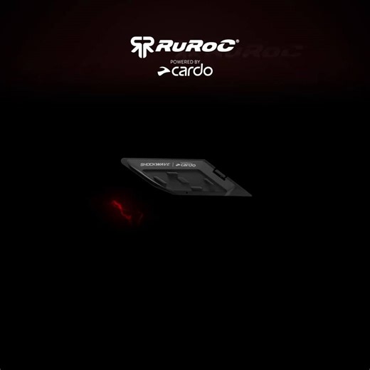 Meet Shockwave MESH — Cardo tech inside your Ruroc EOX. – DMC connection (up to 15 riders) – 40mm HD speakers – 10-hour battery life Riding, upgraded. #Cardo #Ruroc #ShockwaveMesh #CardoCollab | Cardo Systems
