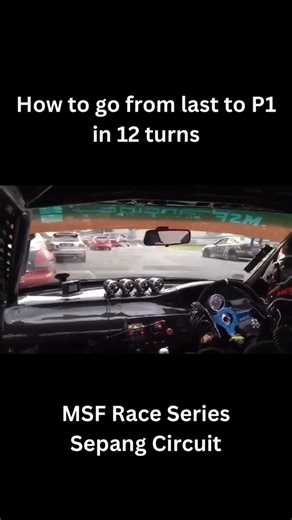 2.5K views · 10K reactions | How to go from last to P1 in only 12 turns! #motorsport #racing #racinglife #racedriver #msfracing @msfracing | Pit Talk Asia | Facebook