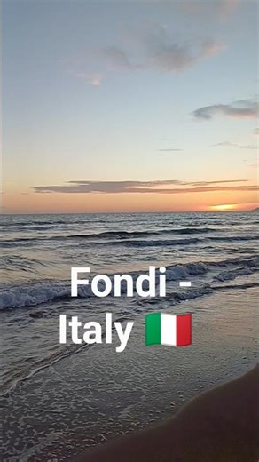Magical Sunset Over Fondi’s Shores: An Italian Coastal Dream 🌅🇮🇹