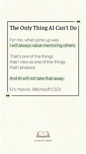 The Only Thing AI Can’t Do | #ai #microsoft #stanfordgsb