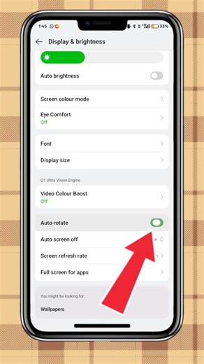 Fix Auto Rotate Problem Instantly ⚙️ | Hidden Android Trick 2025 😱 #shorts