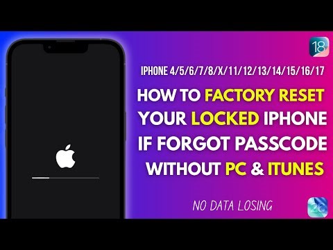 How to Factory Reset a Locked iPhone | Without Computer | No Data Loss | Step-by-Step Guide