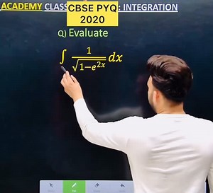 61 reactions | Q) Integration ∫ 1/√(1-e^2x) dx #class12 #cbse #maths...