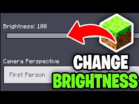 How To Change Brightness On Minecraft Bedrock! - Tutorial