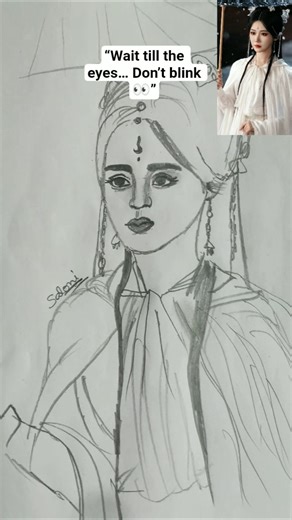Ancient Chinese Beauty comes to life 🎎✨ | Pencil Drawing Transformation