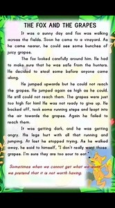 12K views · 180 reactions | The Fox 力 and the grapes , English...