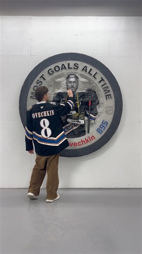 1.4M views · 21K reactions | The process behind this massive six-foot, 80-pound sculpture gifted to Ovi featuring game-used sticks and casts of his skates is absolutely mind-blowing. (: IG/TT - typcollection) | Washington Capitals | Facebook
