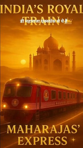 👑 The Maharajas’ Express – India’s Most Luxurious Train Experience 🇮🇳✨