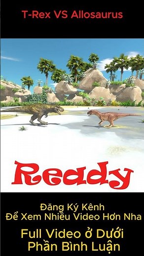 T-Rex VS Allosaurus | Epic Dinosaur Battle