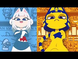 Ankha Zone Vs Ankha Dance but Cat Shark (Slow Mo)