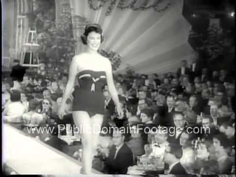 Miss Germany Swimsuit Competition Newsreel PublicDomainFootage.com
