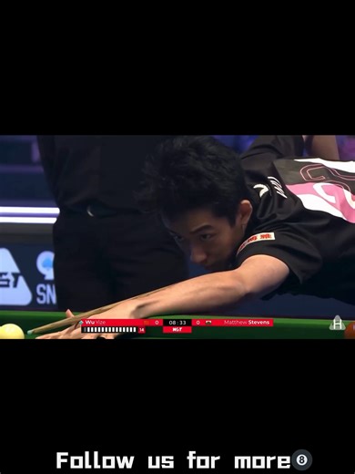 ⏱️🎱 Matthew Stevens vs Wu Yize No one in control. No one pulling away. Every visit shifts the balance. Every miss feels fatal. The clock ticks down — and still, nothing is decided. Not until the final second. Not until the very last shot. You don’t know who’s won… until it’s already over. 😮‍💨🔥 👉 Follow us for more edge-of-your-seat snooker moments! #snookerlove #snookerlover #snookerskills #shootout #snookershootout #snooker #snookertok