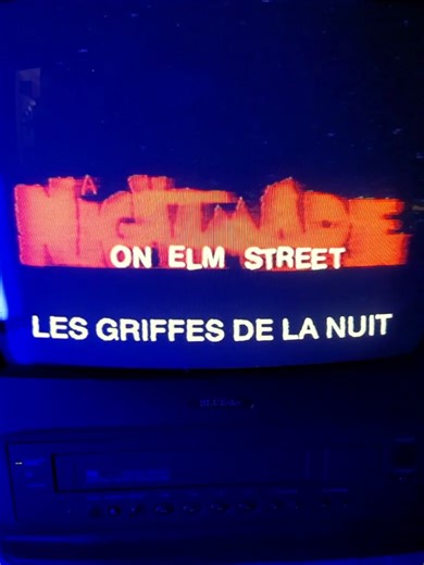 A Nightmare on Elm Street VHS Collection #nightmareonelmstreet #freddykrueger #vhs #horrormovie